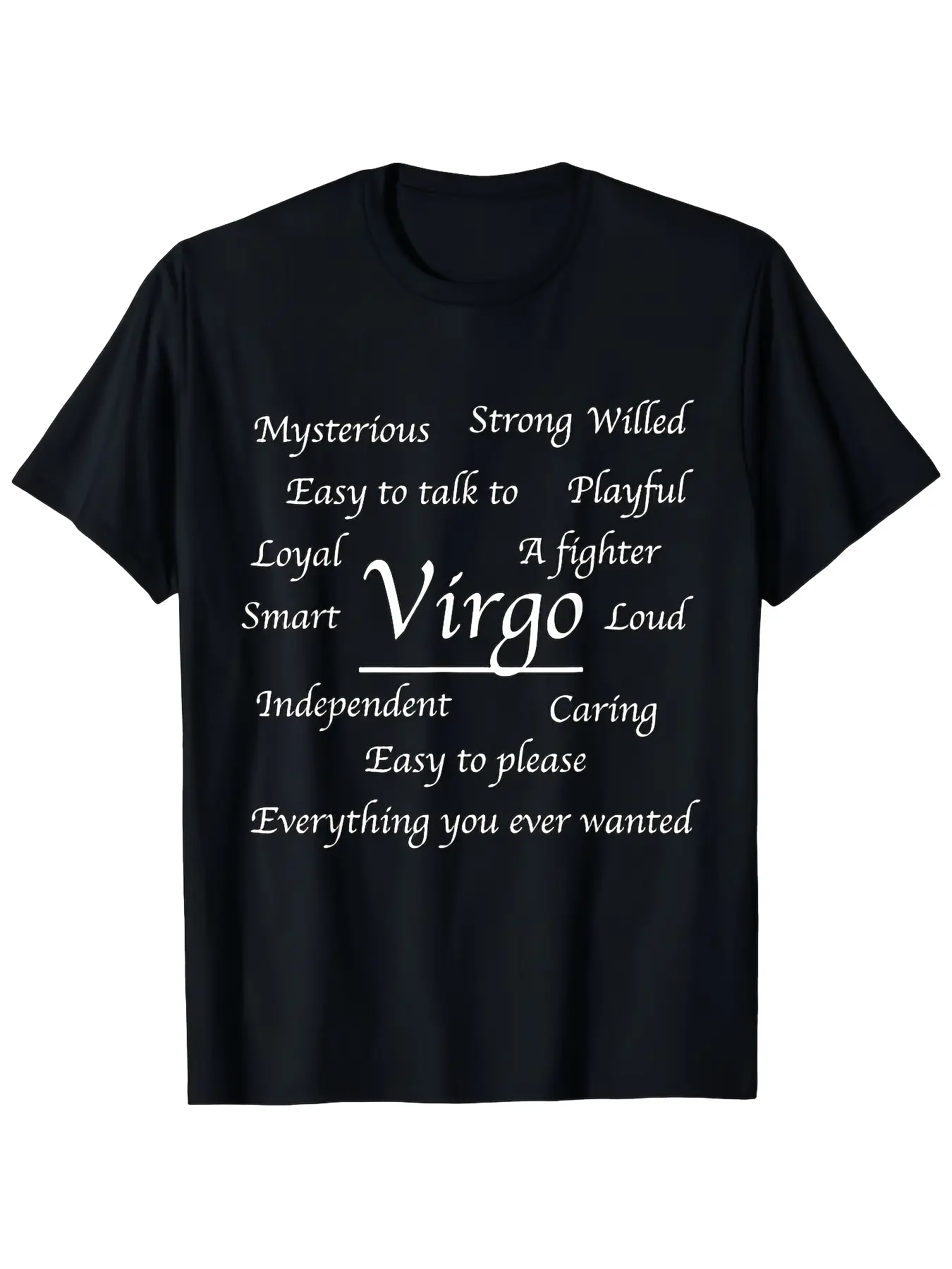 Virgo Birthday Shirts Funny Virgo Zodiac Astrology unisex soft cotton short sleeve t shirt, vintage graphic casual tee for men women teens, perfect birthday holiday gift for camping travel gym daily street  wear