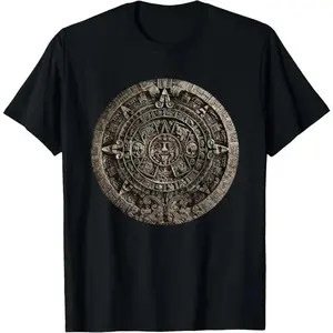 100%cotton Aztec or Mayan Calendar Maya Men Women Kids T-Shirt