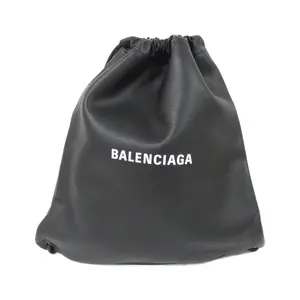 Pre-owned Balenciaga Calfskin Tote Bags EVERYDAY DRAWSTRING BACKPACK Leather Backpack