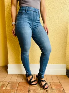 Judy Blue Amanda High Rise Pull On Skinny Jeans