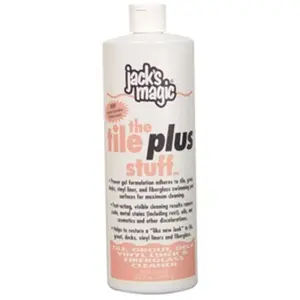 212 MAIN Jacks Magic Tile Plus Stuff 32oz Fast-Acting Multi-Acid Mix Cleaning Gel, All-Purpose Pool Cleaning Solution for Vinyl & Stainless Surfaces