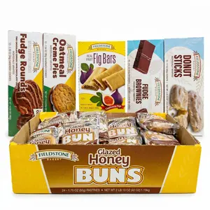 Fieldstone Bakery Variety Packs, Individually Wrapped Pastries, Choose Ultimate Bakery, Bakery Favorites, Oatmeal & Fudge Round, or Cream Pie Assortment