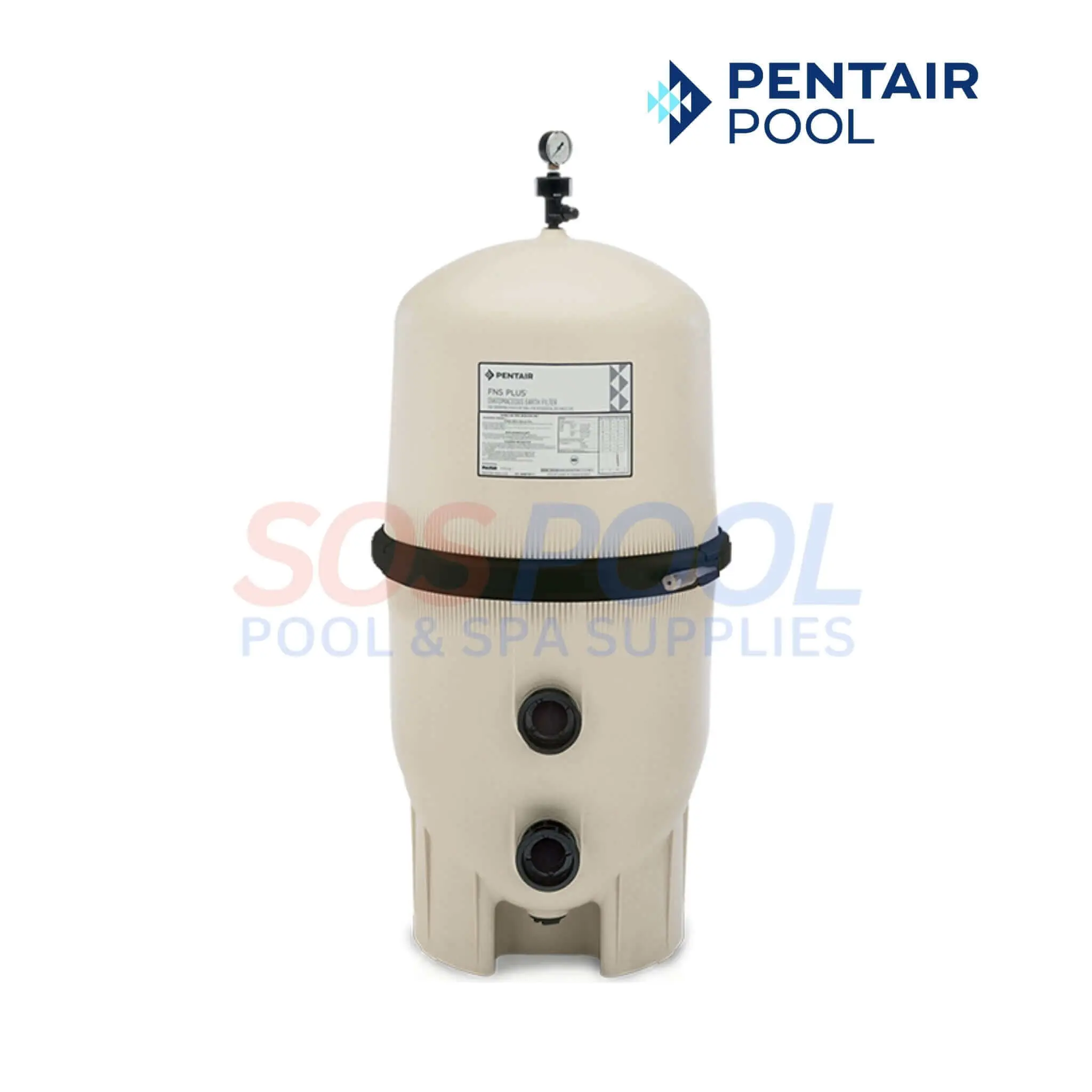 Pentair Quad DE 100 Sq Ft Cartridge Pool Filter | EC-188594