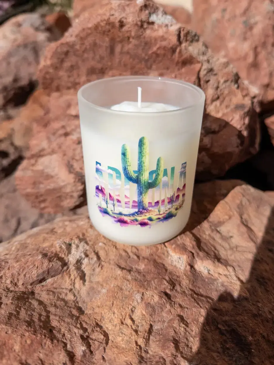 Arizona Sunset Candle | Pomegranate + Davana