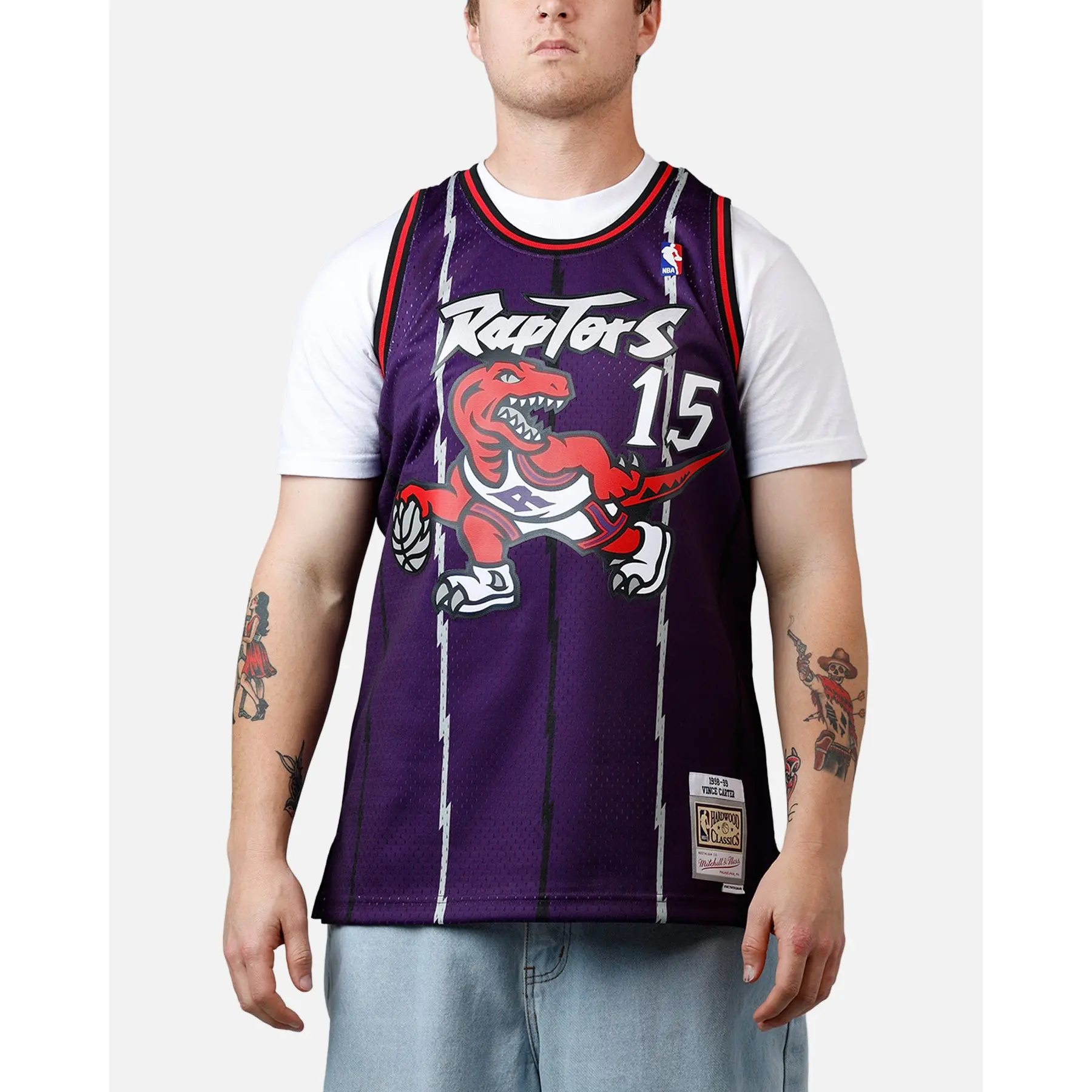 Mitchell & Ness Toronto Raptors Vince Carter '98-'99 #15 Swingman Jersey Purple