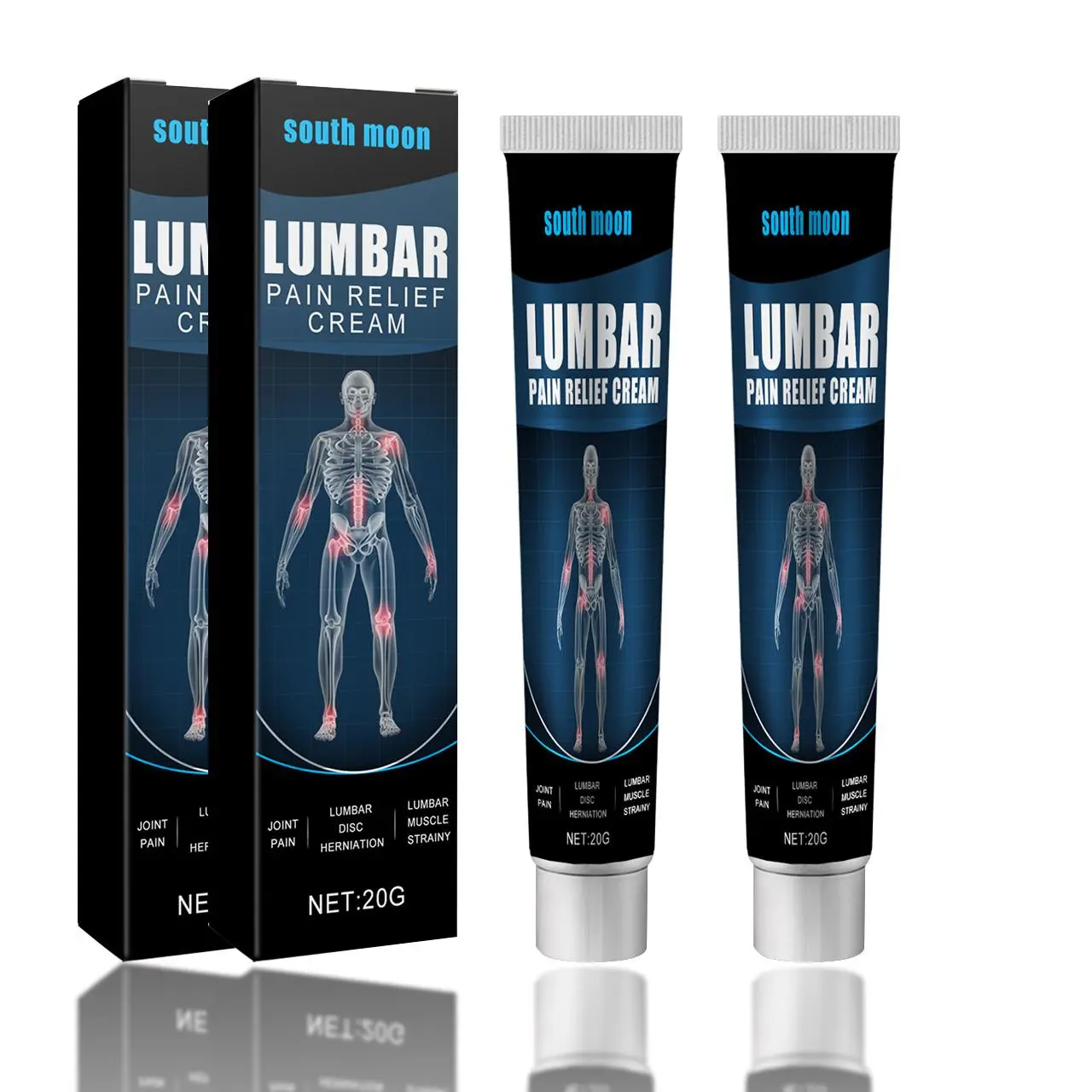 Lumbar Pain Relief Cream - Gentle Care & Moisturization for Back Knee Hand Joints - 20g