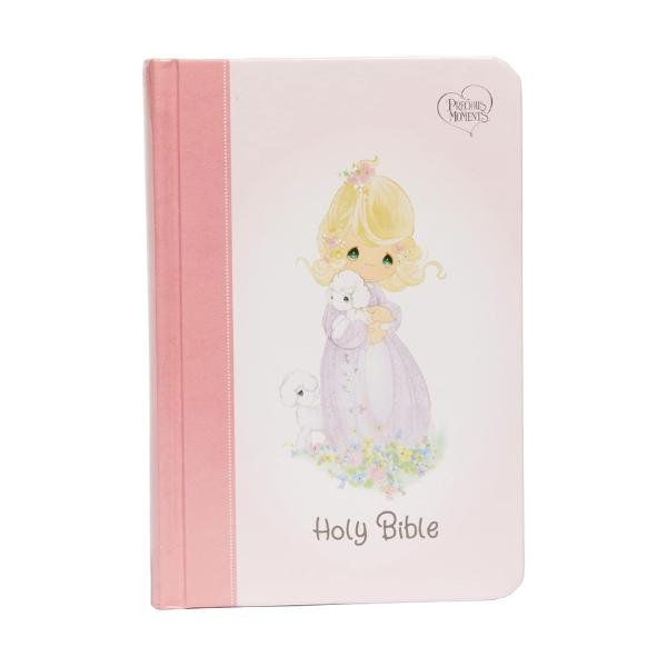 NKJV, Precious Moments Small Hands Bible, Hardcover, Pink, Comfort Print: Holy Bible, New King James Version Hardcover – Illustrated, March 2, 2021 NKJV, Precious Moments Small Hands Bible, Hardcover, Pink, Comfort Print: Holy Bible, New King James Version Hardcover – Illustrated, March 2, 2021