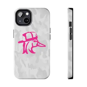 Old School Camo, "Redneck Duck pink" Tough Phone Cases for iphone 15 14 13 12 11 X , pro max ,plus , mini , Gifts for Him, Hunting, Duck Hunting