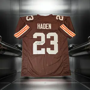 Joe Haden of the Cleveland Browns signed football jersey JSA COA (XL)