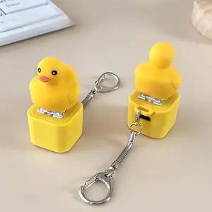Duck, frog, lizard, press sound keychain, perfect gift, realistic sound, cute animal sound generator, helps to focus and relax, Relieve stress