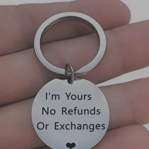 Cute Romantic Personalized Letters Engraved Car Keychain, Chic Meaningful Trendy Keychain & Key Fob, Fashionable Accessories As Valentines Gift for Boyfriend & Girlfriend