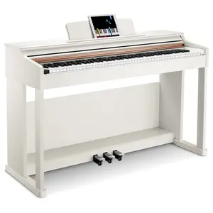 Donner DDP-100 88 Key Weightesd Hammer Action Upright Digital Piano for Beginners Black/White Donner DDP-100 88 Key Weightesd Hammer Action Upright Digital Piano for Beginners Black/White