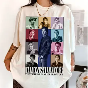 Damon Eras Inspired Shirt, Vintage Vampire Characters T-shirt Hoodie Sweatshirt