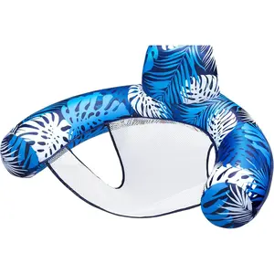Outdoors & Sports SLOOSH Inflatable Pool Floats Adult,Lounge Chair Adult with Plant Pattern,Floating Water Hammock,Blow up Pool Noodles Rafts for Relaxing Swimming Party Summer Water Beach Lake Fun