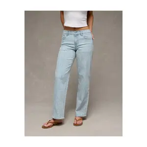 AE High-Waisted Laser Print Stovepipe Jean