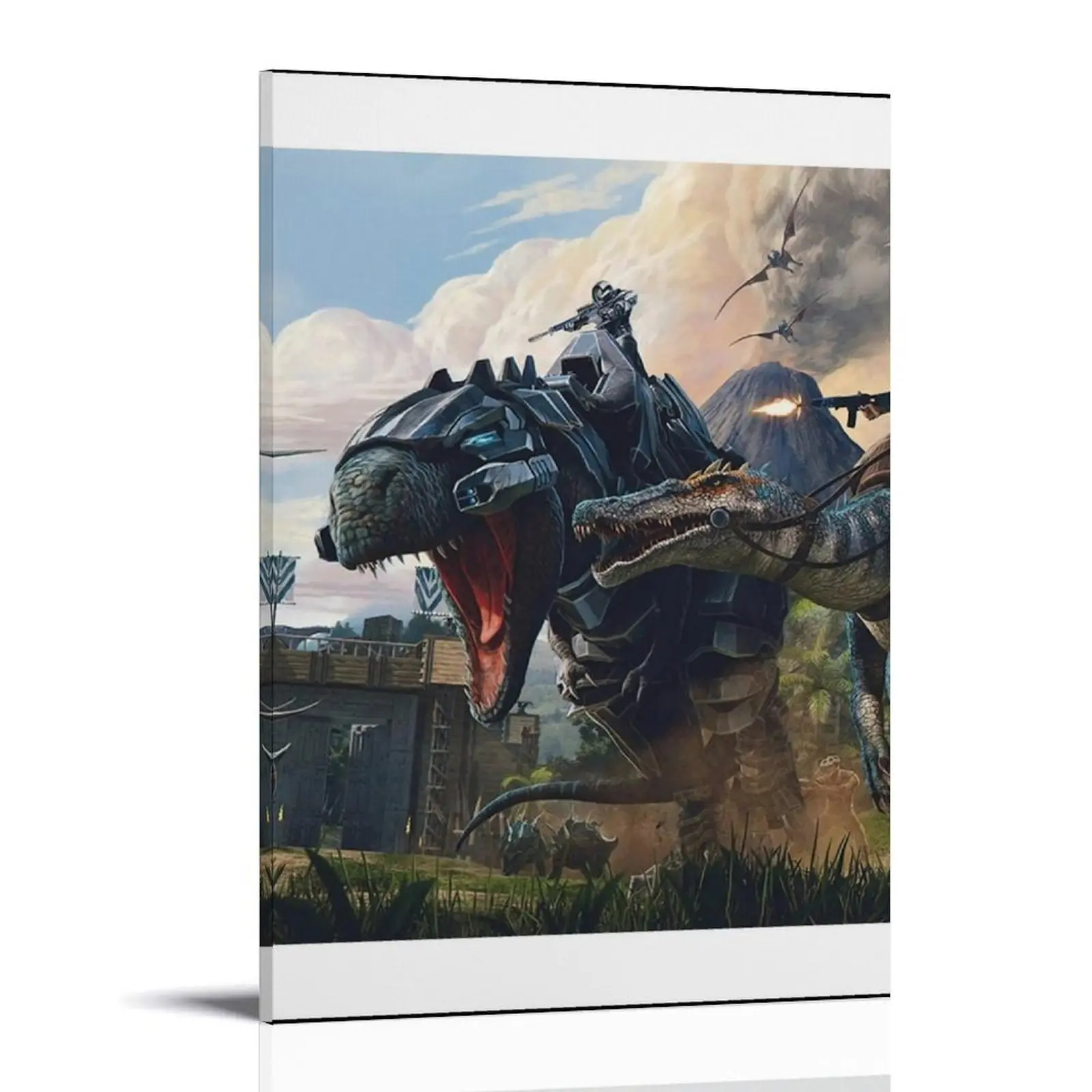 Ark-Survival Evolved Poster Posters Music Album Cover Posters Canvas Wall Art High-Resolution Vintage Band & Artist Prints for Room