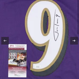 Justin Tucker Signed Authentic Autographed JSA Jersey