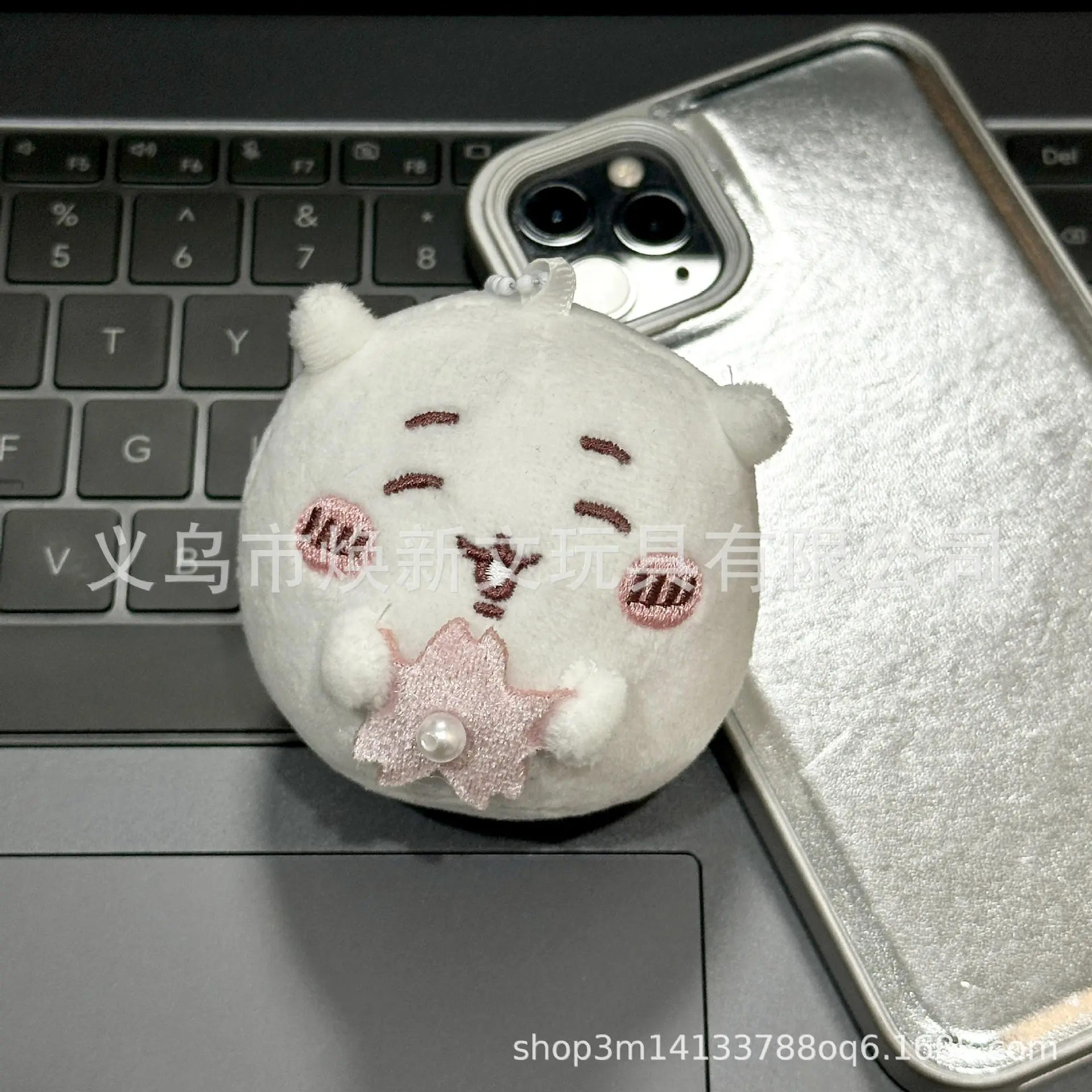 Chiikawa Sakura Daifuku Cute Plush Pendant Usagi Hachiware Momonga Rakko Creative Doll Plush Doll Toy Friend Gift