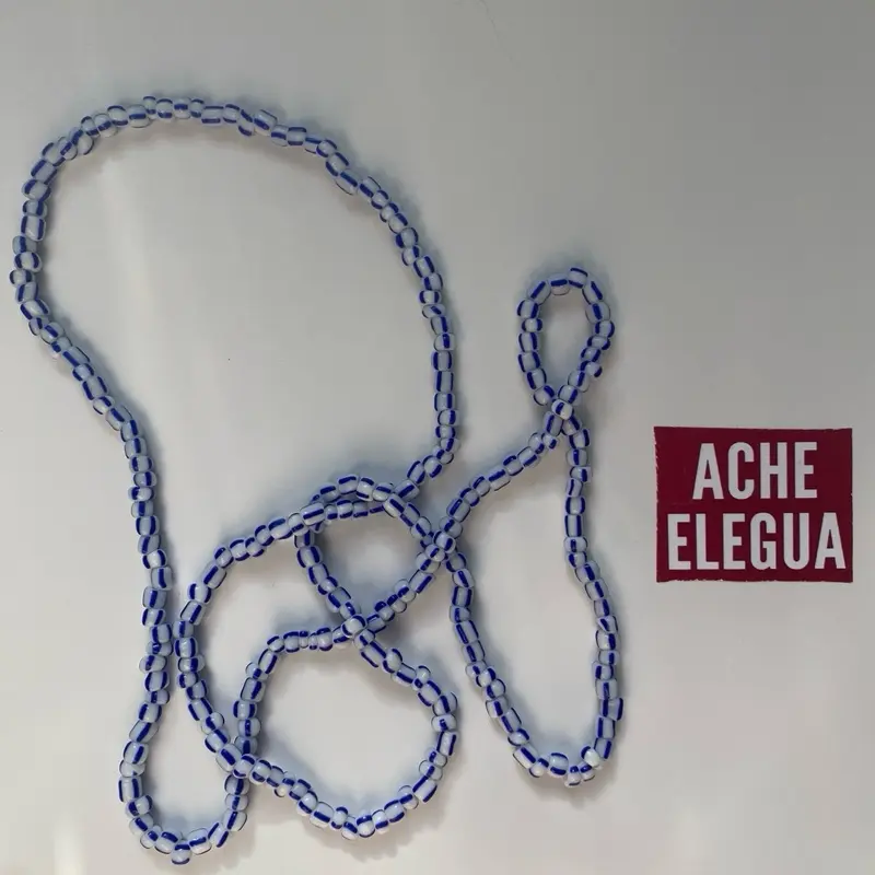 Saint Lazarus Handmade Beaded Eleke Necklace by Ache Elegua