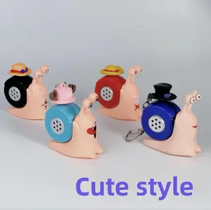One Piece Recording Snail  Recording Keychain Gift for Friends, Stylish Keychain, Cartoon Keychains