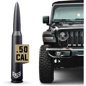 KDO  - 50 Cal Bullet Antenna for Jeep Wrangler Gladiator Sahara Rubicon, Jeep Wrangler Accessories, Jeep Gladiator Accessories, Replacement Radio Antenna (2007-2023 JK JL)