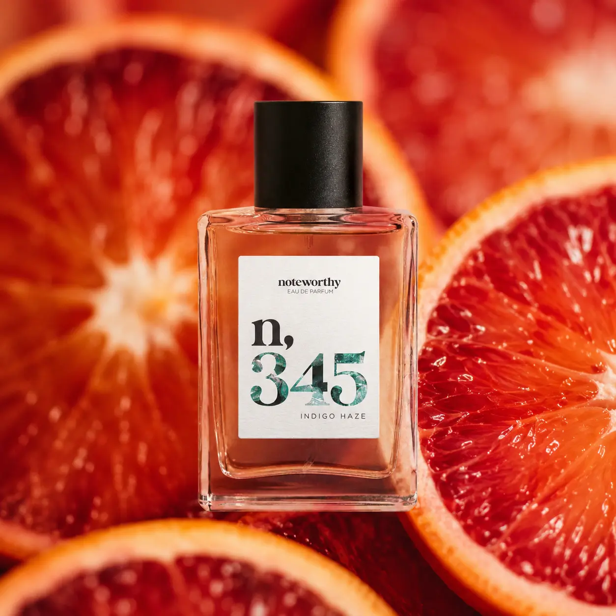 Noteworthy n,345 Eau De Parfum | Indigo Haze | Citrus, Lavender, Patchouli Fragrance