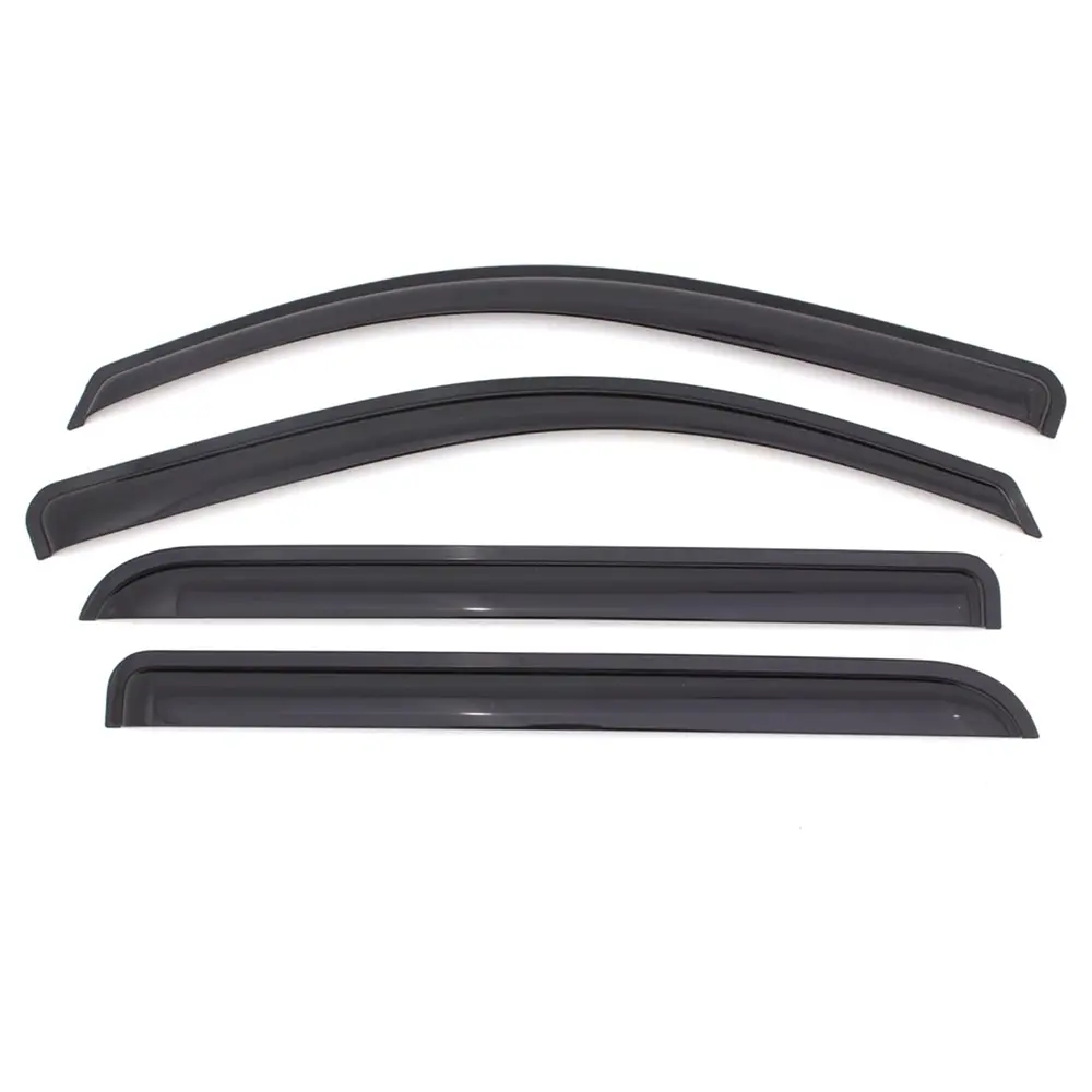 Outside Mount Rain Guards for Dodge Ram 1500 Quad Cab 2009–2024 Classic Body, Smoke Window Vent Visors, 4 Piece Set | 94101