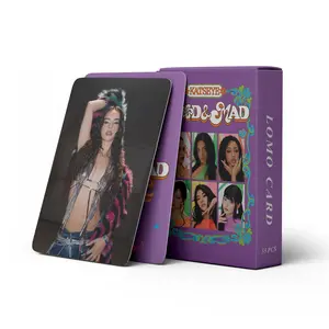 55 Kpop Star Laser Lomo Cards, High-Definition Collectible Card Set, International Girl Group Merchandise, Fan Gift Card Pack Photocard