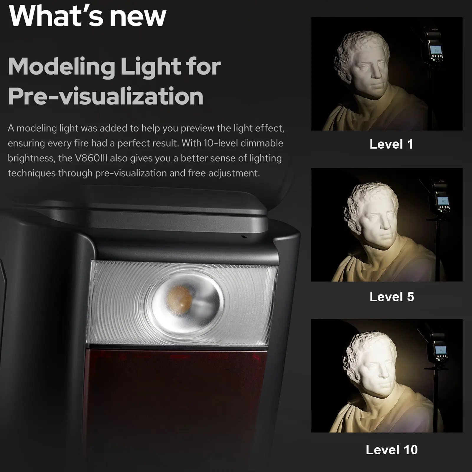 Godox V860III-C Wireless TTL Speedlite Transmitter/ Receiver Camera Flash Light Manual/Auto Flash GN60 1/8000s HSS Built-in 2.4G Wireless X System with Rechargeable Li-ion Battery Modeling Light Photography Lighting Kit