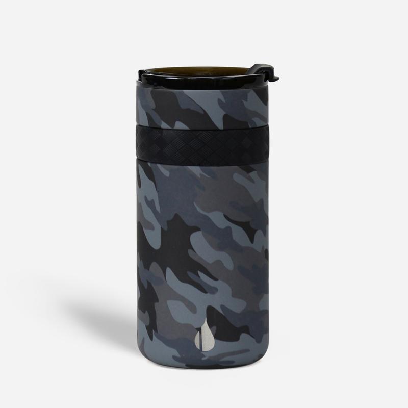 12oz Commuter Coffee Tumbler - Black Camo