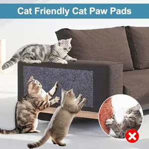 Cat Scratcher Sofa Protector Self Adhesive Cat Scratching Pad Removable Trimmable Carpet Mat for Indoor Cats Diy Cat Furniture