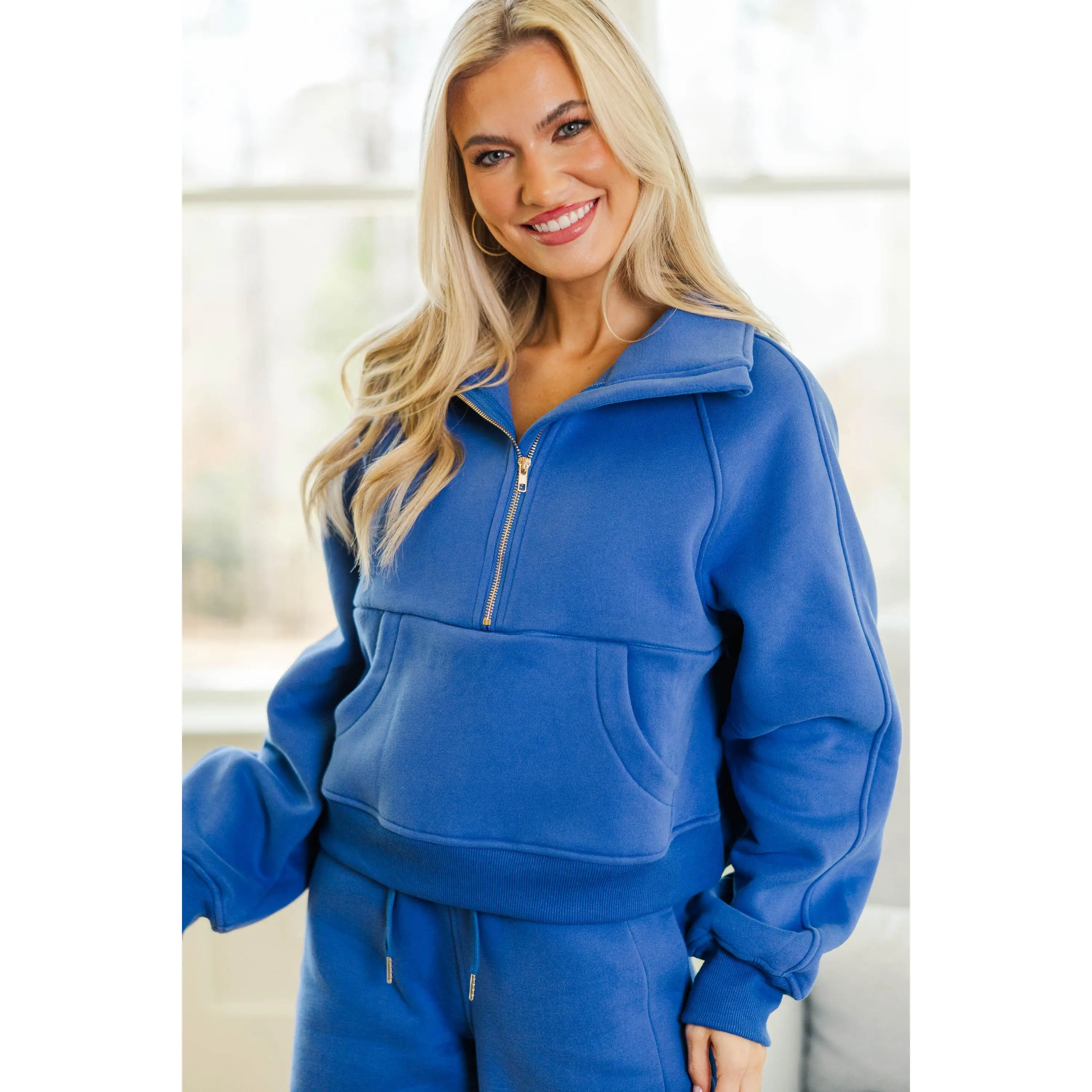 NURSING COLLECTION: Love in Every Layer Blue Pullover