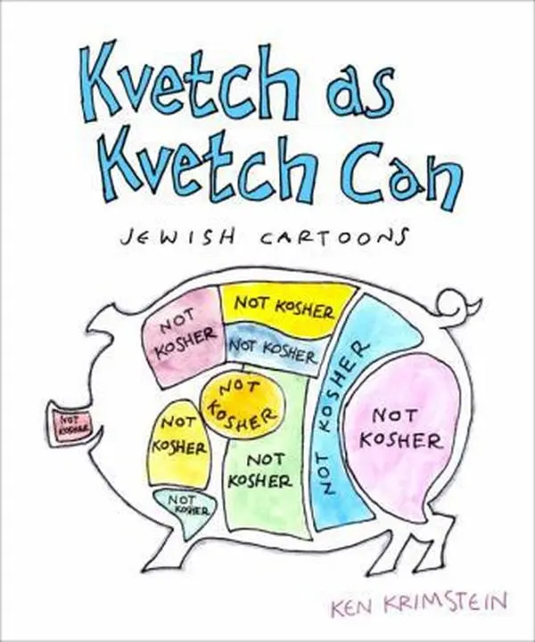 USED Book - Kvetch As Kvetch Can: Jewish Cartoons by Ken Krimstein (Hardcover) - english