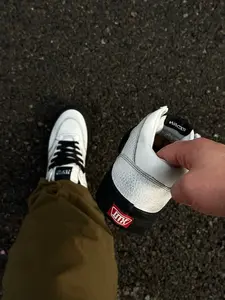 Men Women Skateboarding Shoes Silver Color PU Rubber Mid-Top Sneakers, All Season Streetwear Fashion Casual Footwear Hhb054 Trending Shoes