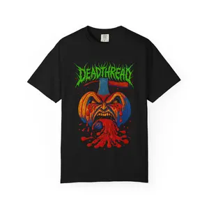 Hatchet Pumpkin Graphic T-Shirt, Dead thread Collective, Grunge Graphic Tee, Unique Band T-shirt, Alternative Fashion Shirt