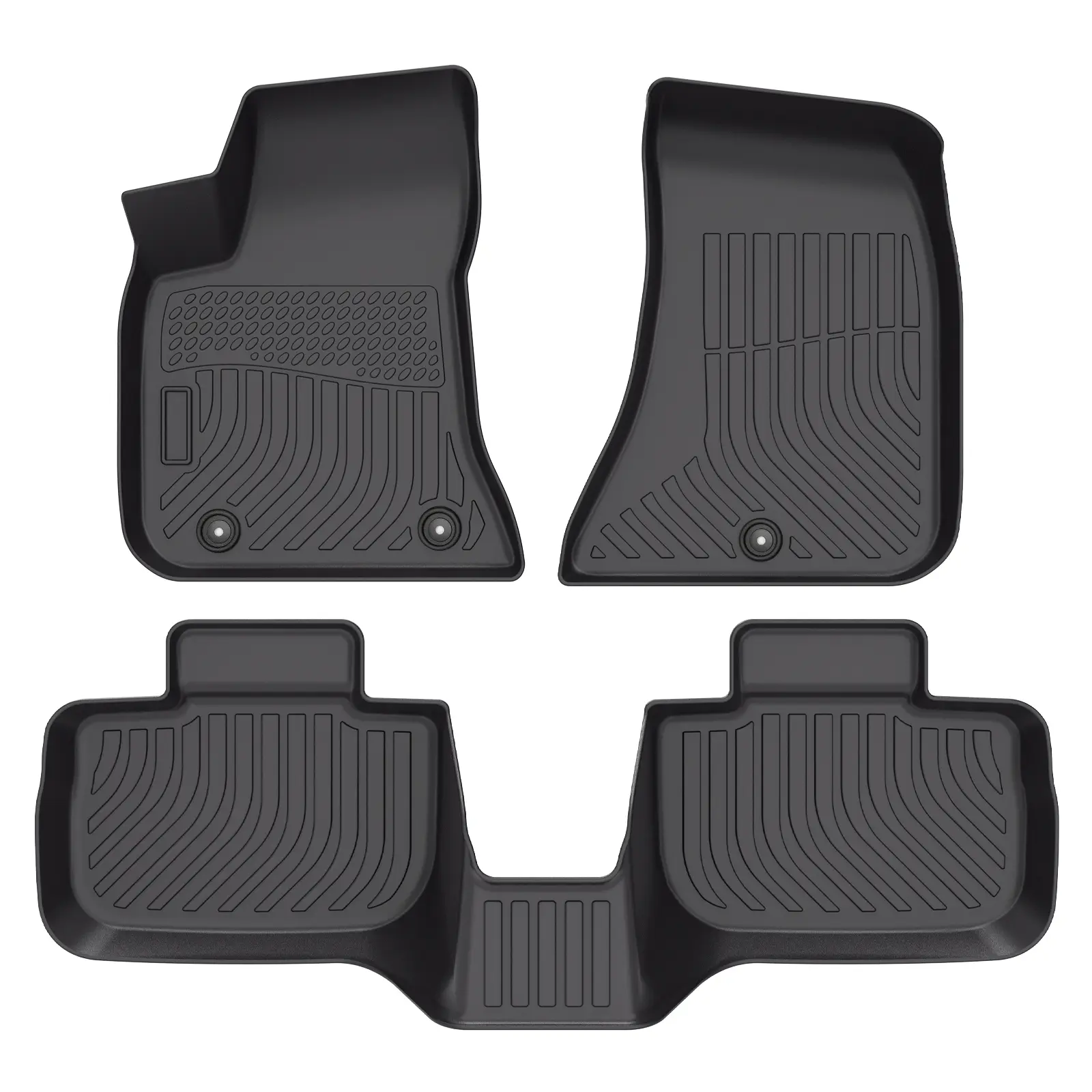 KELCSEECS Dodge Charger RWD 2011-2023 & Chrysler 300 RWD Floor Mats & Cargo Liners All-Weather TPE Front & Rear Row & Trunk Mats  Accessories Non-Slip Custom Fit Waterproof Easy Clean Eco-Friendly Safe Durable 3D Laser Scans,TPE carmats