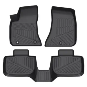 KELCSEECS Dodge Charger RWD & Chrysler 300 RWD 11-23 Floor Mats, All Weather TPE Non-Slip Custom Fit Cargo Liners Front Rear Trunk Waterproof Easy Clean Eco-Friendly Safe Durable