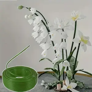 Flexible Bendable Floral Shaping Tube, 500cm Long, for DIY Crafts, Party Decorations, Holiday Gifts, Plain Flower Decor