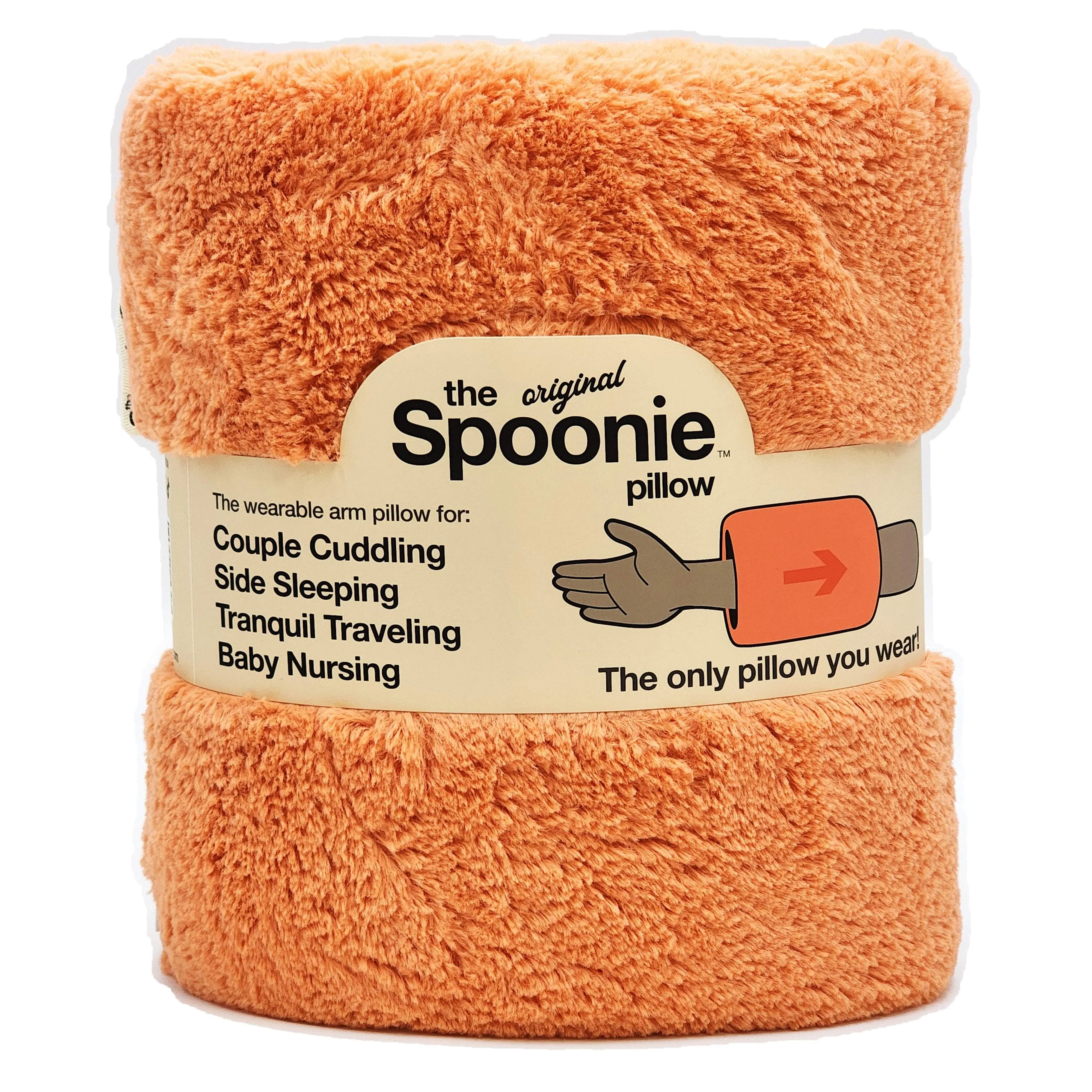 Mango Spoonie Pillow® The Arm Pillow with Hand Hole – Soft, Wearable Squishy Pillow with Arm Slot – Breathable & Washable Side Sleeper Pillow - Comfortable Arm Support Pillow for Cuddling & Travel - Our soft simple solution, makes life a little more comfy
