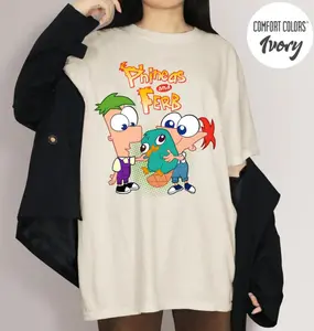 Phineas And Ferb Shirt, Magic Kingdom Family Matching, Retro Phineas And Ferb Perry Shirt, Summer Vacation Gift
