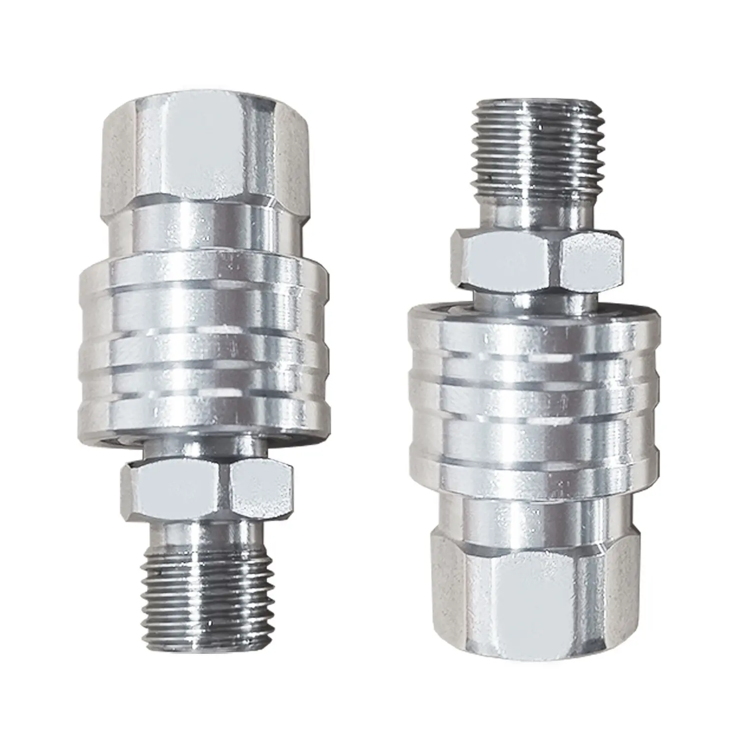 2PCS 1/4" Stainless Steel Durable Build Quick ConnectCoupler for Airless Paint Sprayer, High Pressure Hose to Machine Connector