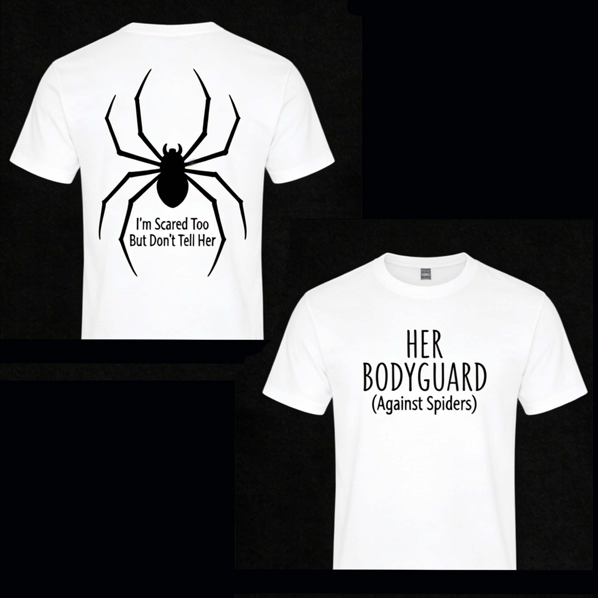 Lovers Outfits Tees，Soft Cotton ,Double Sided Print Crew Neck T-Shirts