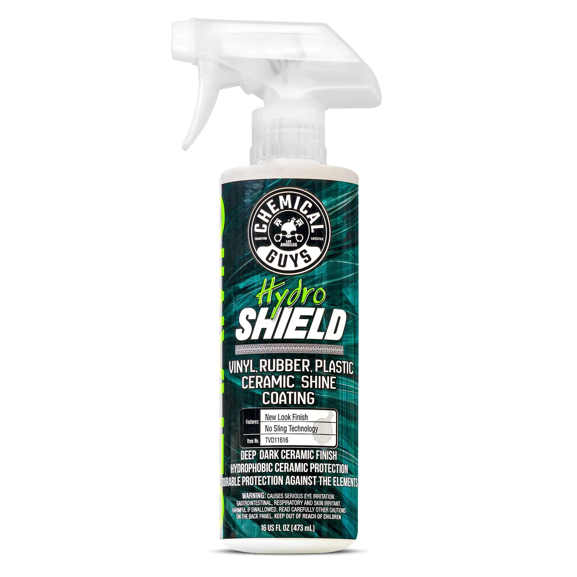 Chemical Guys HydroShield Ceramic Coating Car Washing Sprayer - Car Plastic Polish for Vinyl, Rubber Surfaces - Waterproof, Dark Shine Automotive Interior Care Detailing Accessory, Car Detailing, Car Wash Equipment