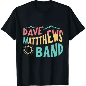 Cotton Short Sleeve DAVE MATTHEWS BAND T-Shirt  for Men