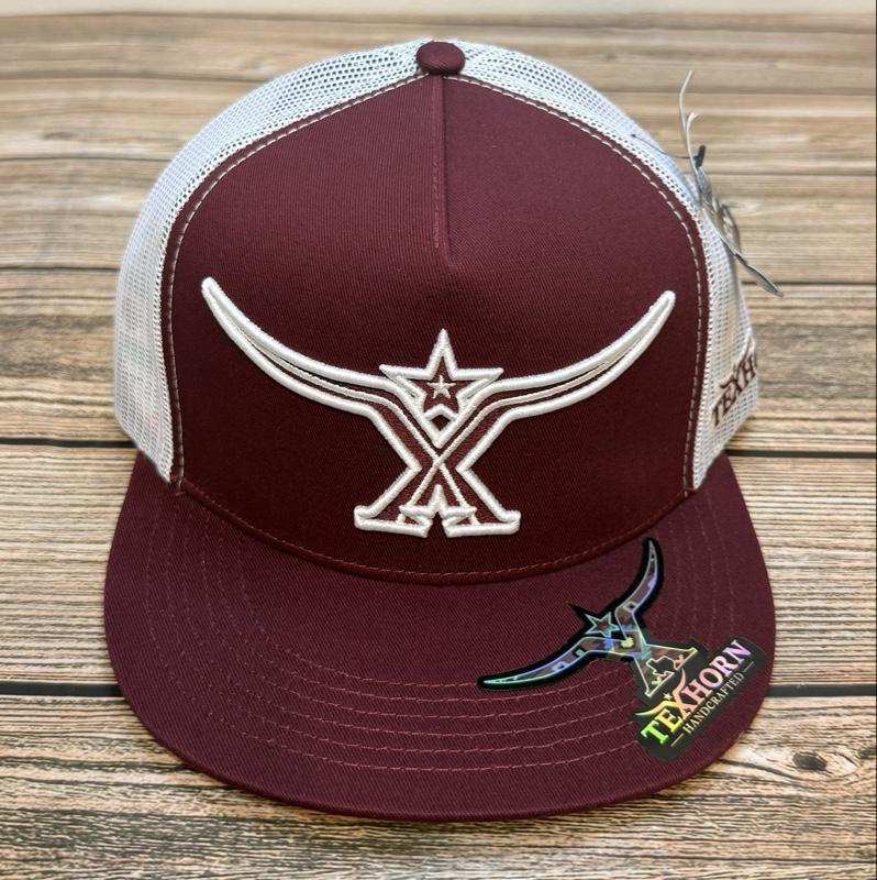 Tex Horn Hat - The Burgundy