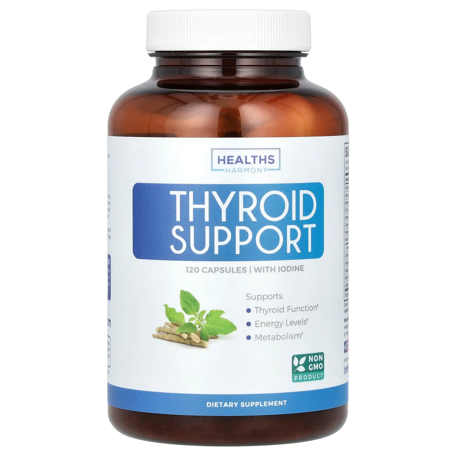 Healths Harmony Thyroid Support, 120 Capsules Healths Harmony Thyroid Support, 120 Capsules