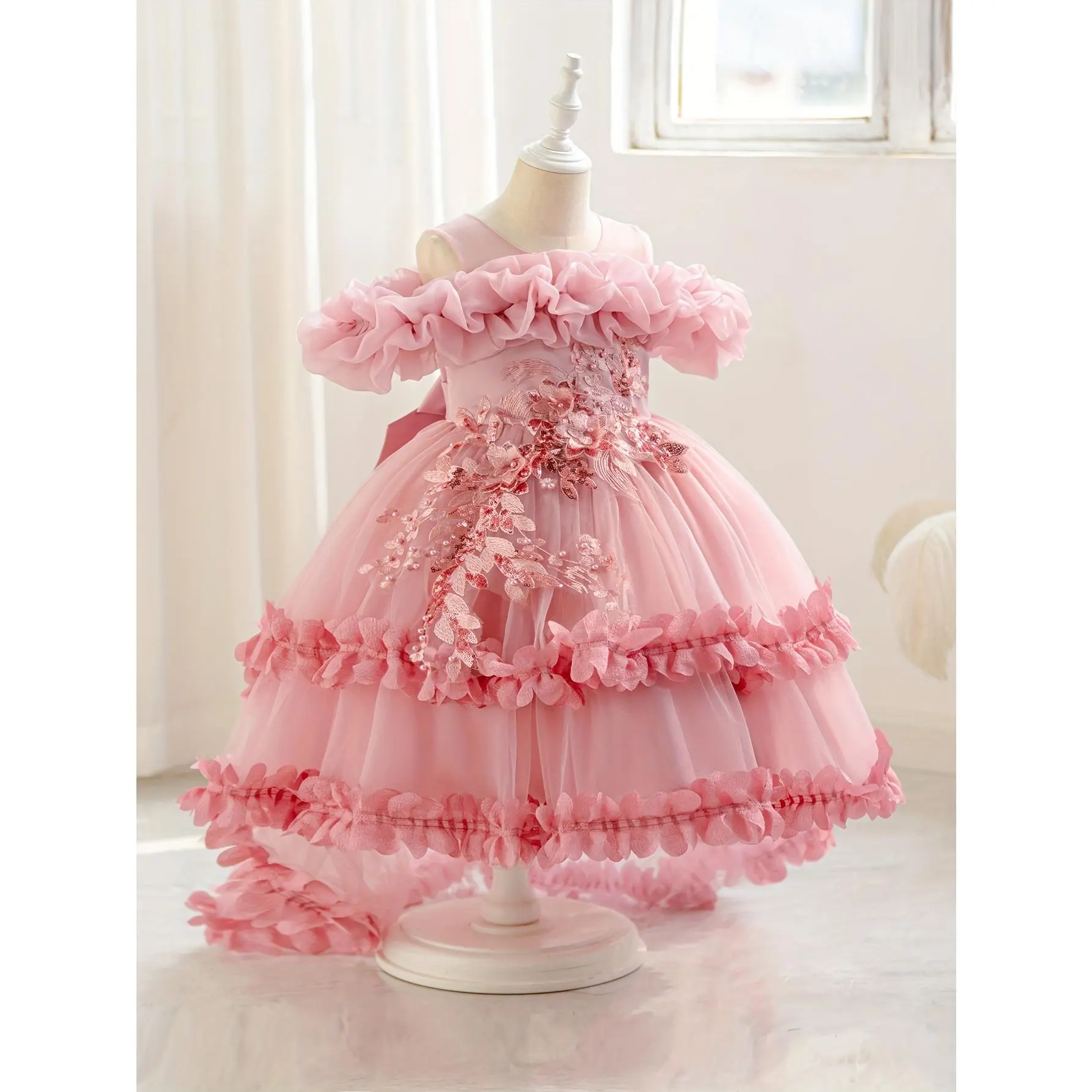 women's light pink strapless dress Princess Era Strapless Mini Dress Baby Pink main image 1