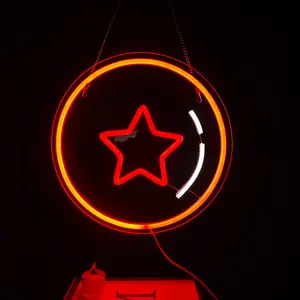 Anime Neon Light Ball Shape USB Powered Adjustable Brightness Wall Decor, Room Decoration for Bedroom Living Room Game Room