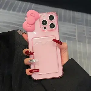 Cute Bowknot Design Phone Case, Anti-drop Cellphone Protective Case, Total Protective Shockproof Mobile Phone Cover for Smartphone iPhone 11/12/13/14 Pro Max, Casing, Protection