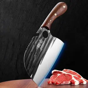 Stainless Steel Kitchen Knife, 1 Count Multifunctional Meat Cleaver, Household Kitchen Knife for Cutting Vegetables, Meat, Fruits, Kitchen Accessories